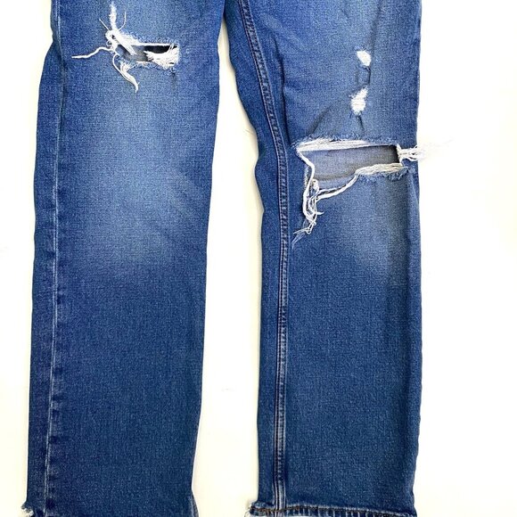 Abercrombie & Fitch The Ankle Straight Ultra High Rise Jeans Size 26/ 2R - Picture 10 of 10